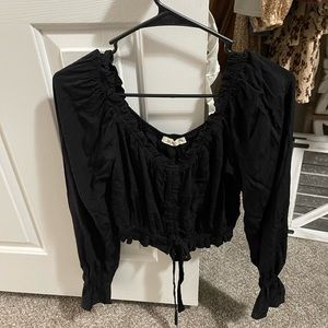 Off the shoulder boutique top